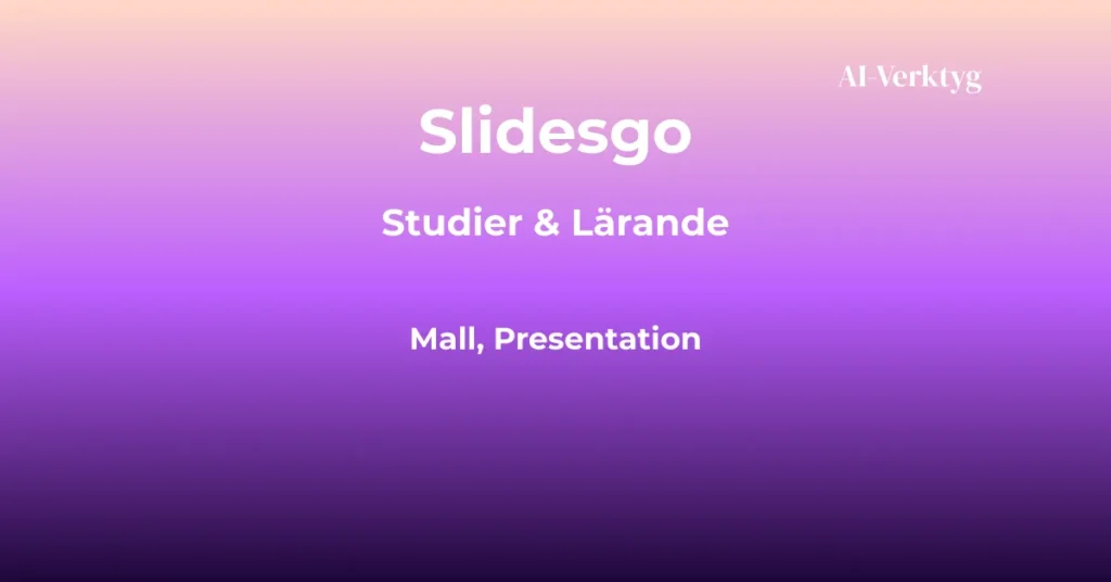 ai-verktyg slidesgo
