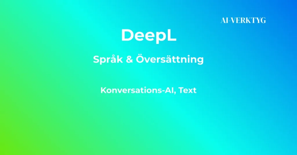 ai-verktyg deepl