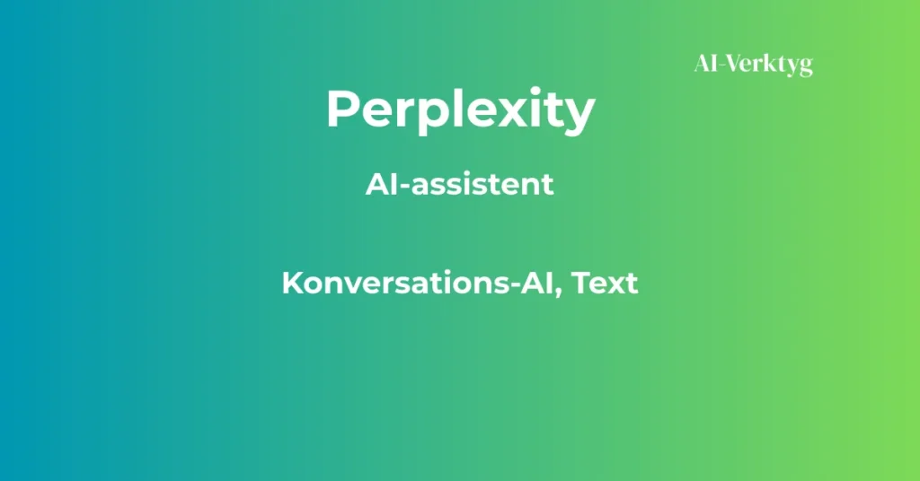 ai-verktyg perplexity