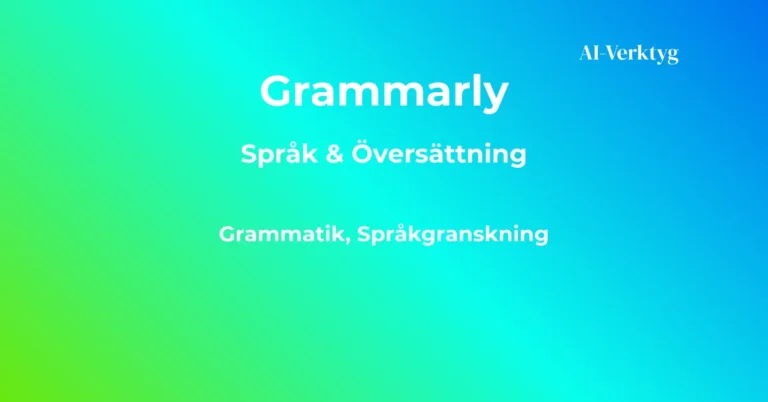 ai-verktyg grammarly