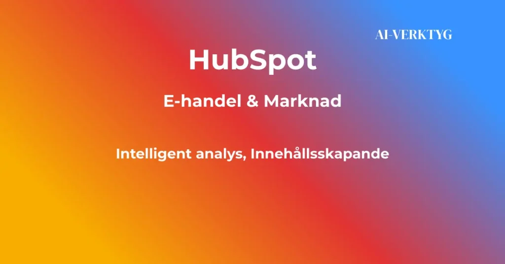 ai-verktyg hubspot