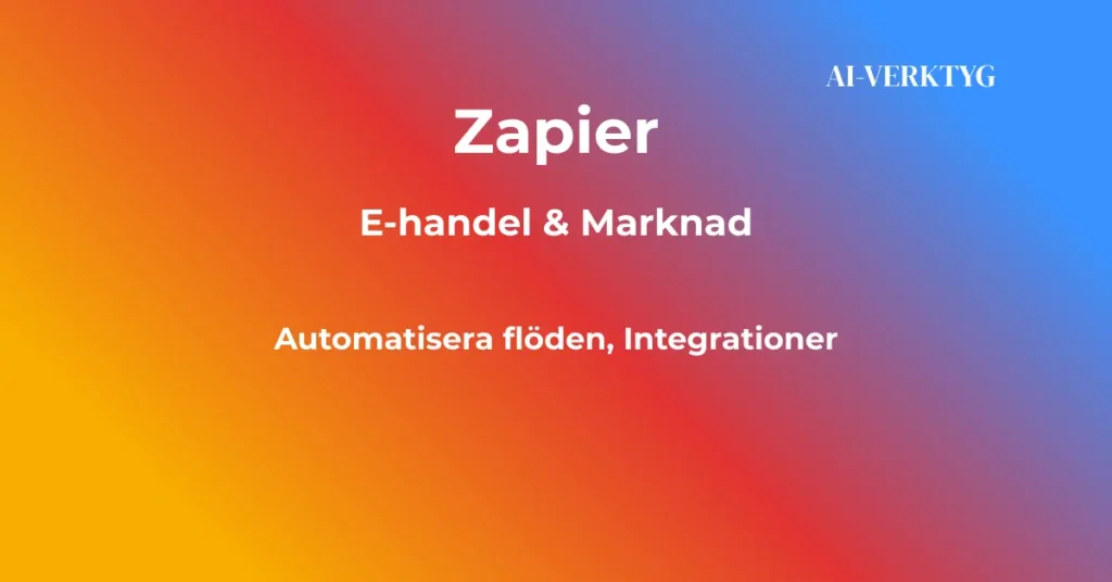 ai-verktyg zapier