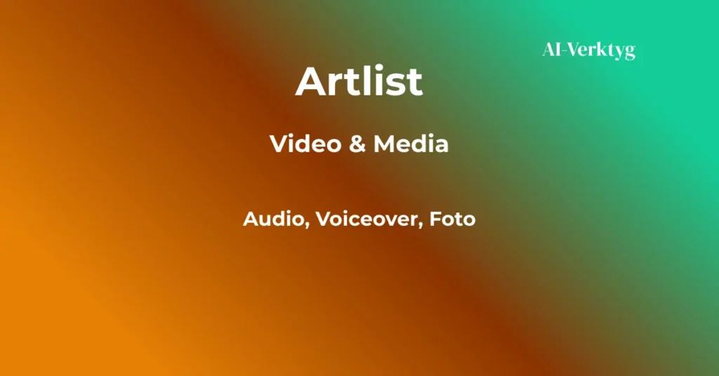 ai-verktyg artlist